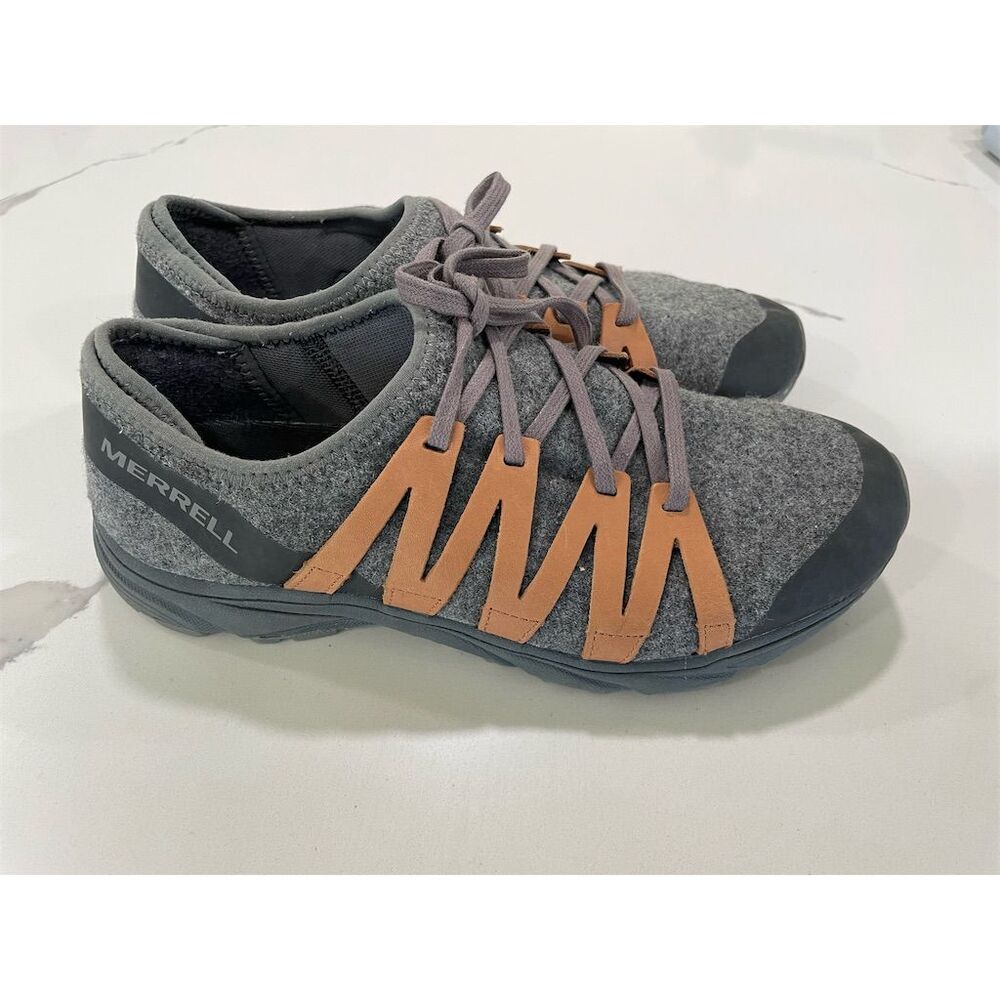 Merrell Women's Riveter Wool Low Top Lace Up Fashion Sneakers Gray Size 8.5